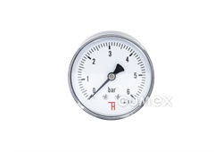 MANOMETER UND VAKUUMMETER STANDARD - ANSCHLUSS HINTEN